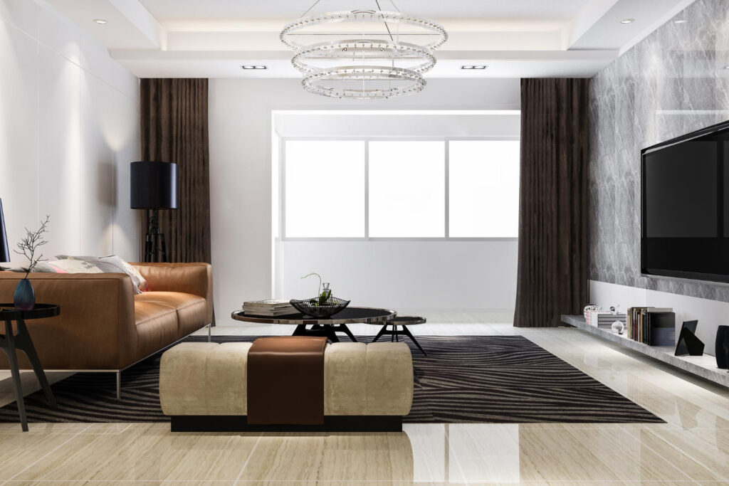 Living Room Interior Design in Kolkata | 4Sight Decor